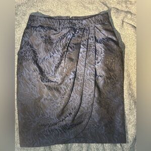 Miss Sixty Textured Black Pencil Skirt